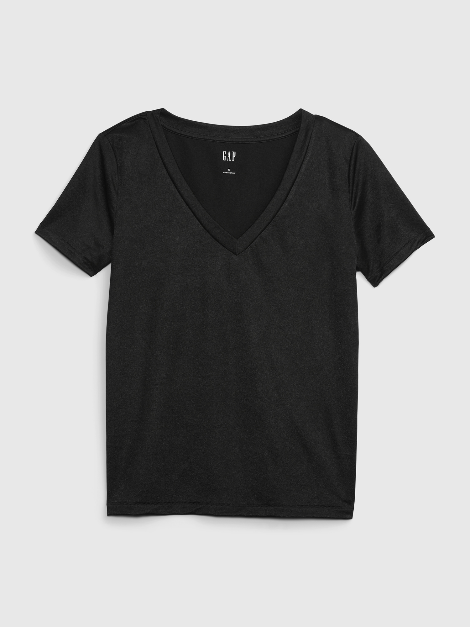 Vintage Satin V-Neck T-Shirt | Gap