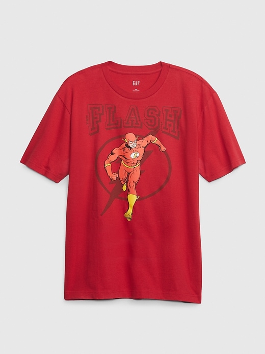 1 of 8 showing, with the color red of product Gap &#124 DC™ Flash Graphic T-Shirt