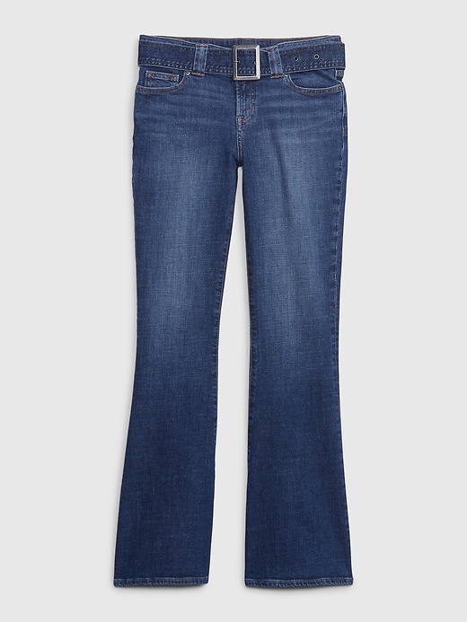 Image number 4 showing, Low Rise Y2K Flare Jeans