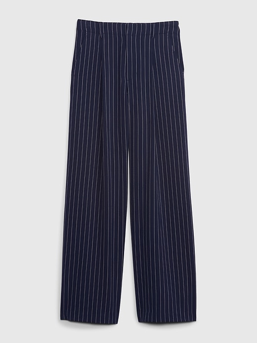 High Rise Pleated Wide-Leg Trousers | Gap