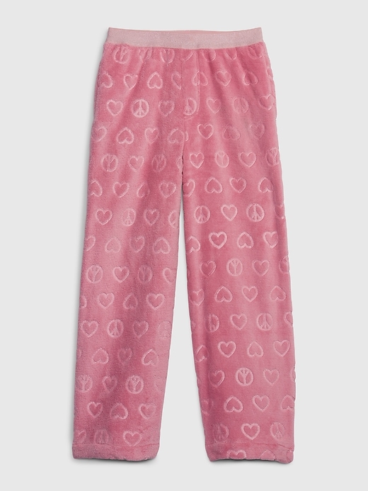 Image number 3 showing, Kids Recycled Fuzzy PJ Pants