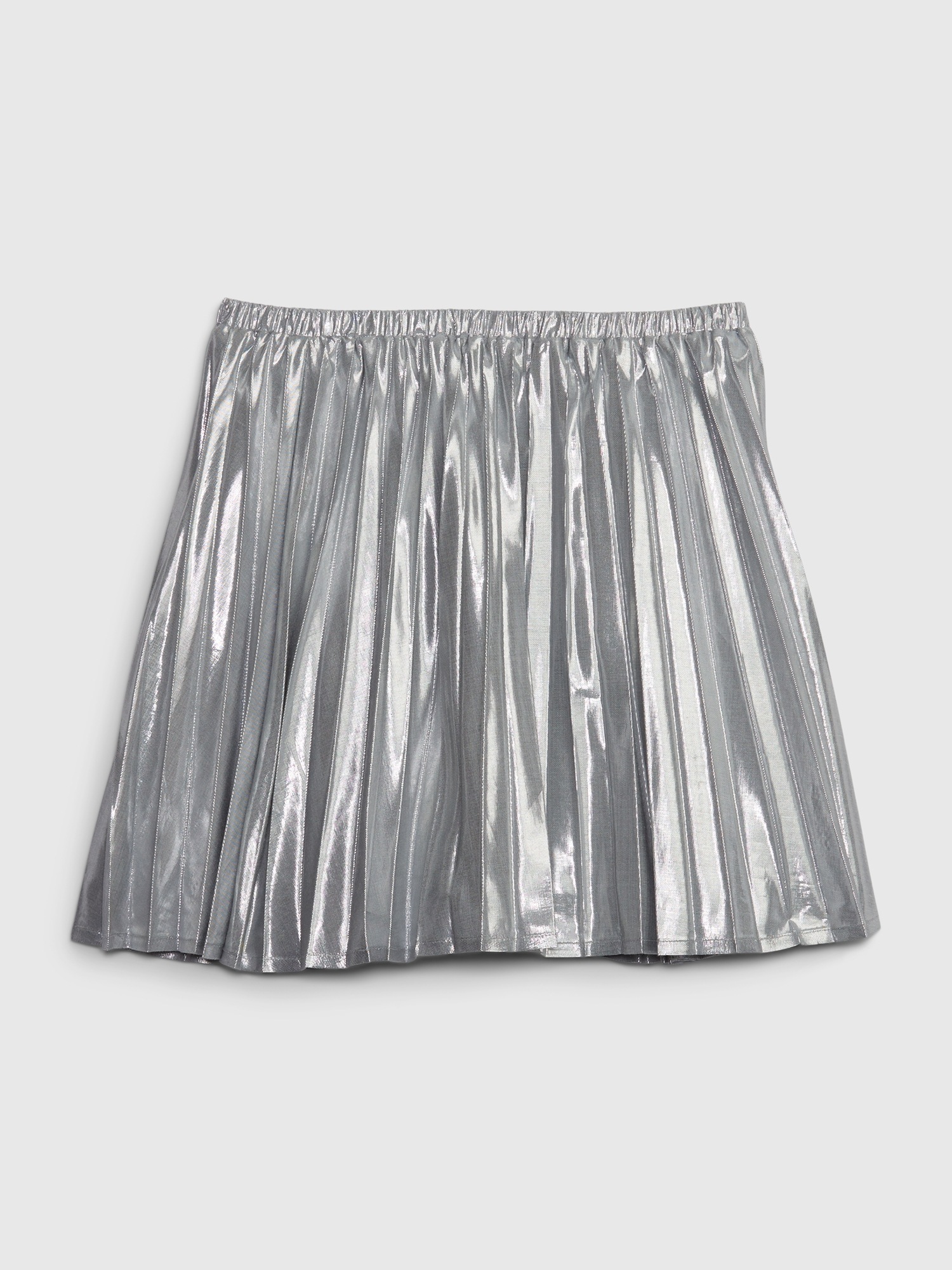 Kids Metallic Pleated Mini Skirt | Gap