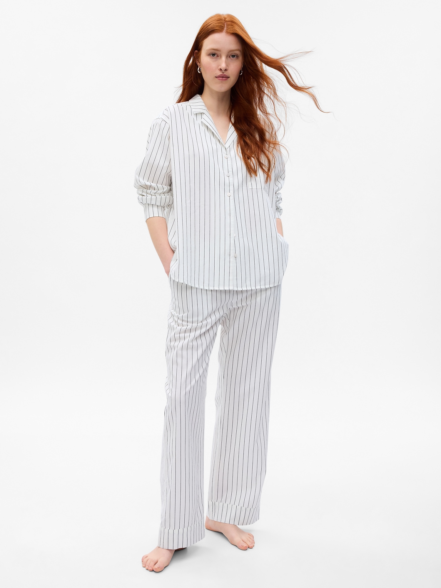 Gap poplin pajama pants 2025