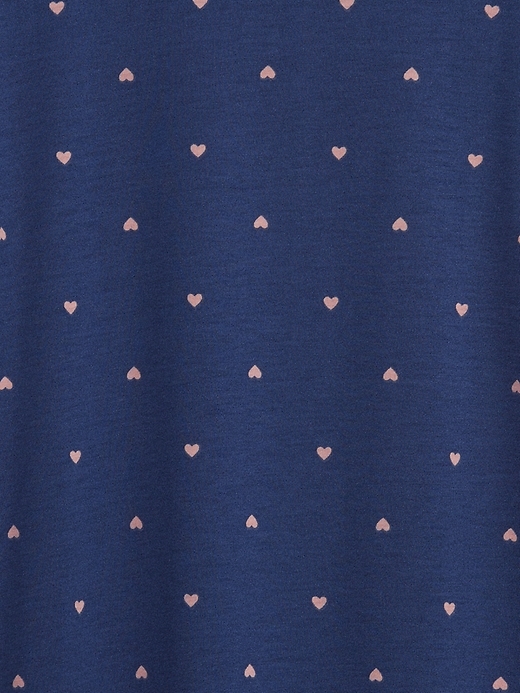 2 of 8 showing, with the color blue track of product Kids Recycled PJ Dress