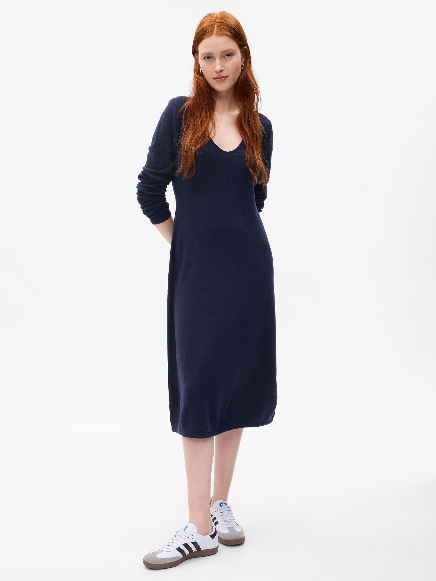 Gap CashSoft Midi Sweater Dress