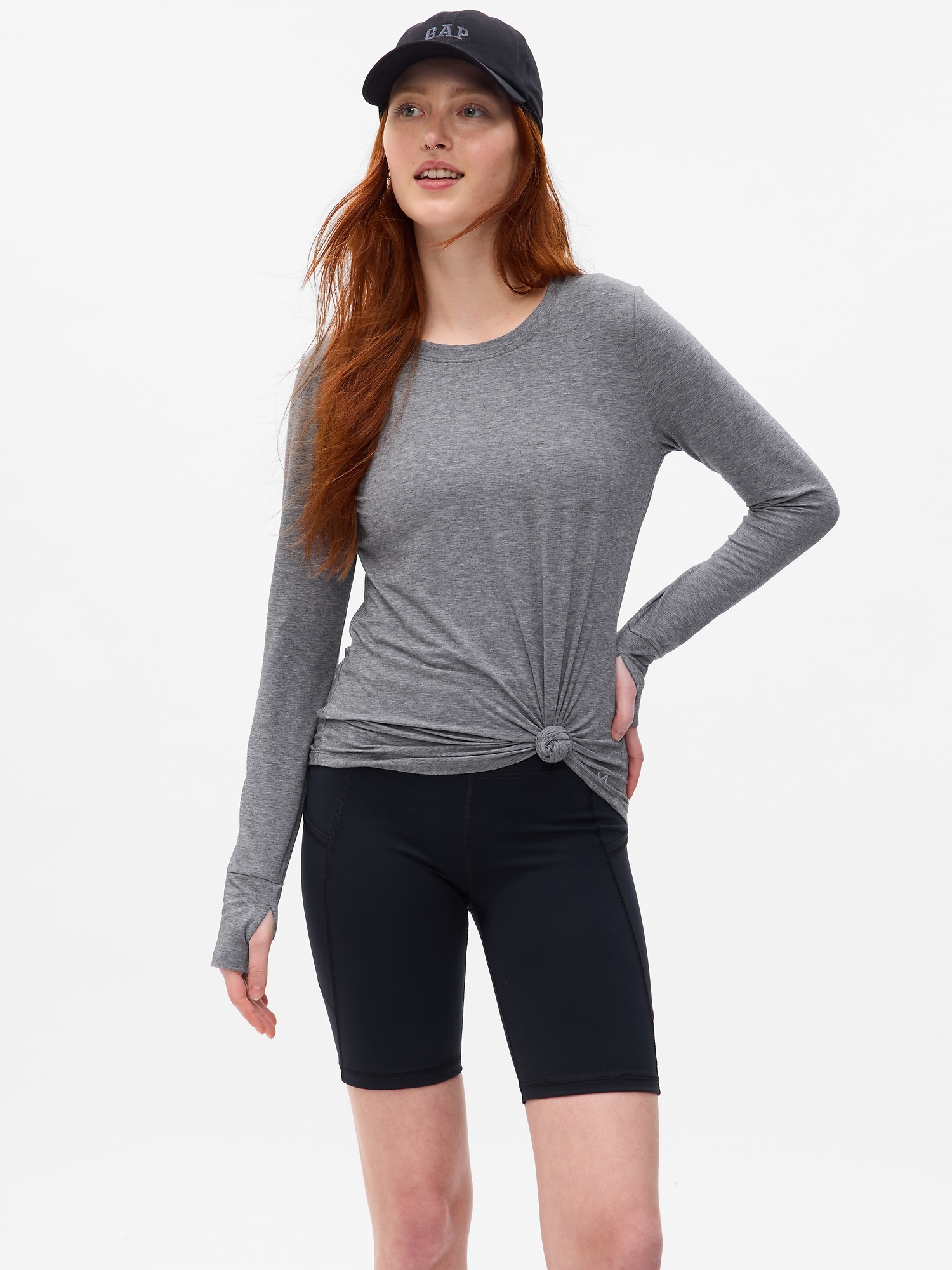 Gap GapFit Breathe Ruched Side T-Shirt