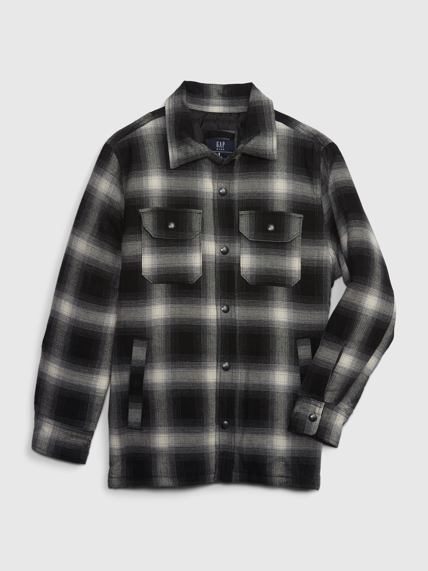 Gap Kids Plaid Shirt Jacket