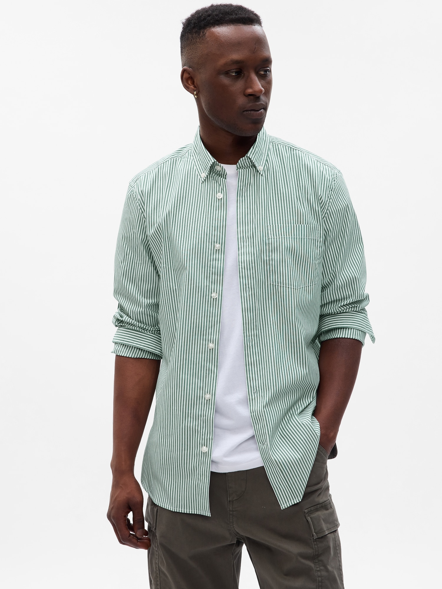 Gap All-Day Poplin Shirt in Standard Fit