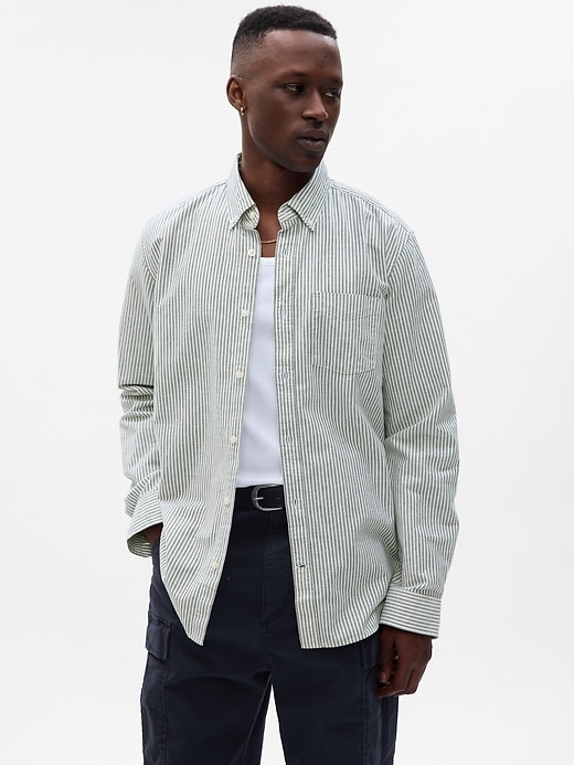 Image number 1 showing, Classic Oxford Shirt in Standard Fit