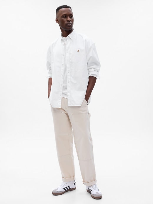 1 of 8 showing, with the color white of product Brannan Bear Oxford Shirt