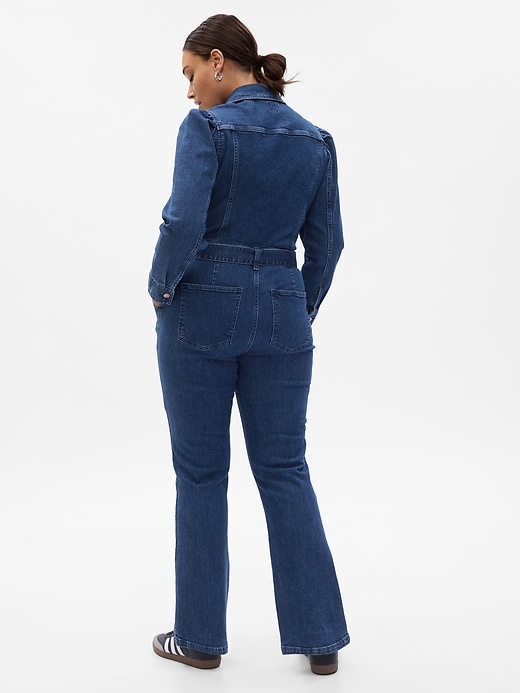 Image number 5 showing, Western Denim Jumpsuit