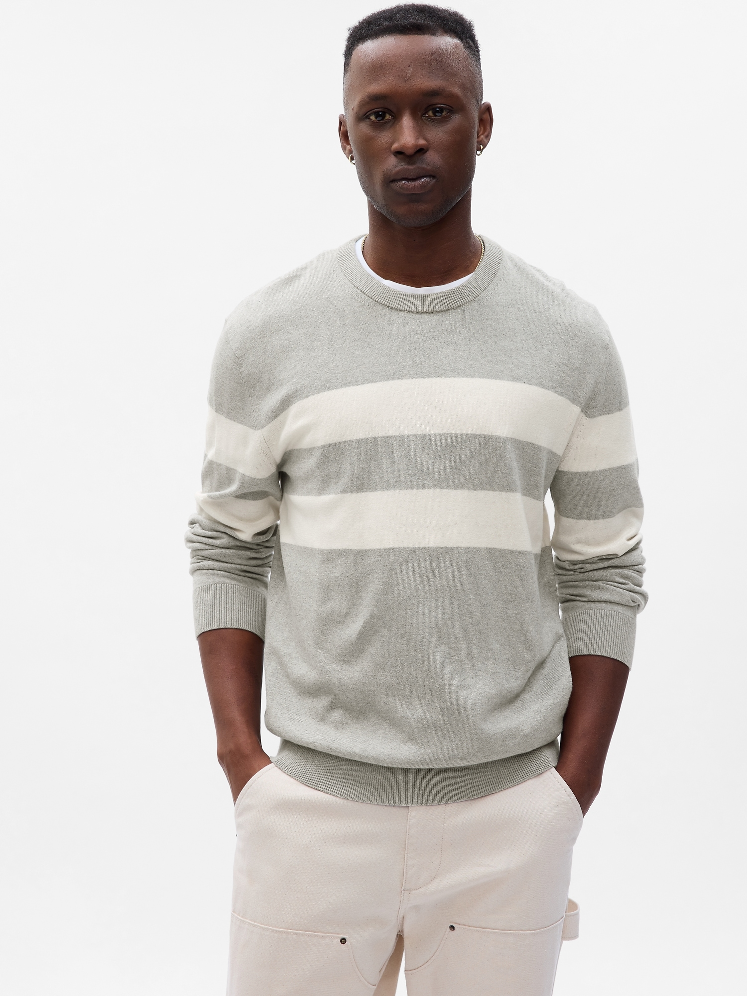 Gap Striped Crewneck Sweater