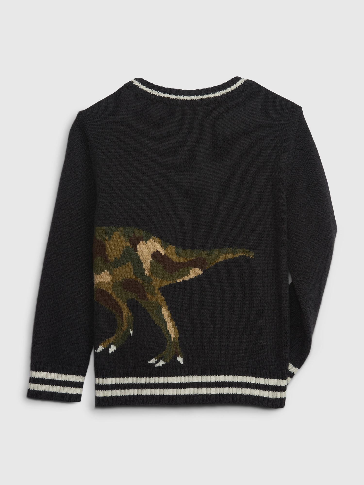 Toddler Boys Dinosaurs Winter Sweatshirt | Crewneck Casual Pullover | Soft Long Sleeve Top | 03T White-1 | 3-4T | Buy Now With Express International Delivery