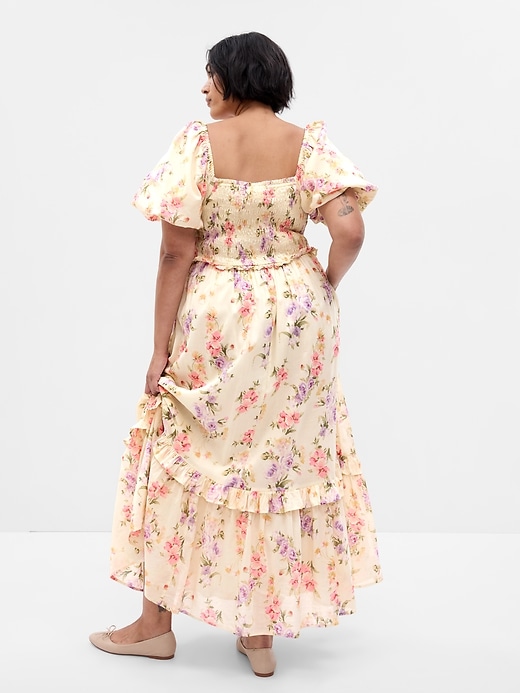 gap pink maxi dress GAP SMOCKED DRESS - Day dress - sizzling fuchsia/pink
