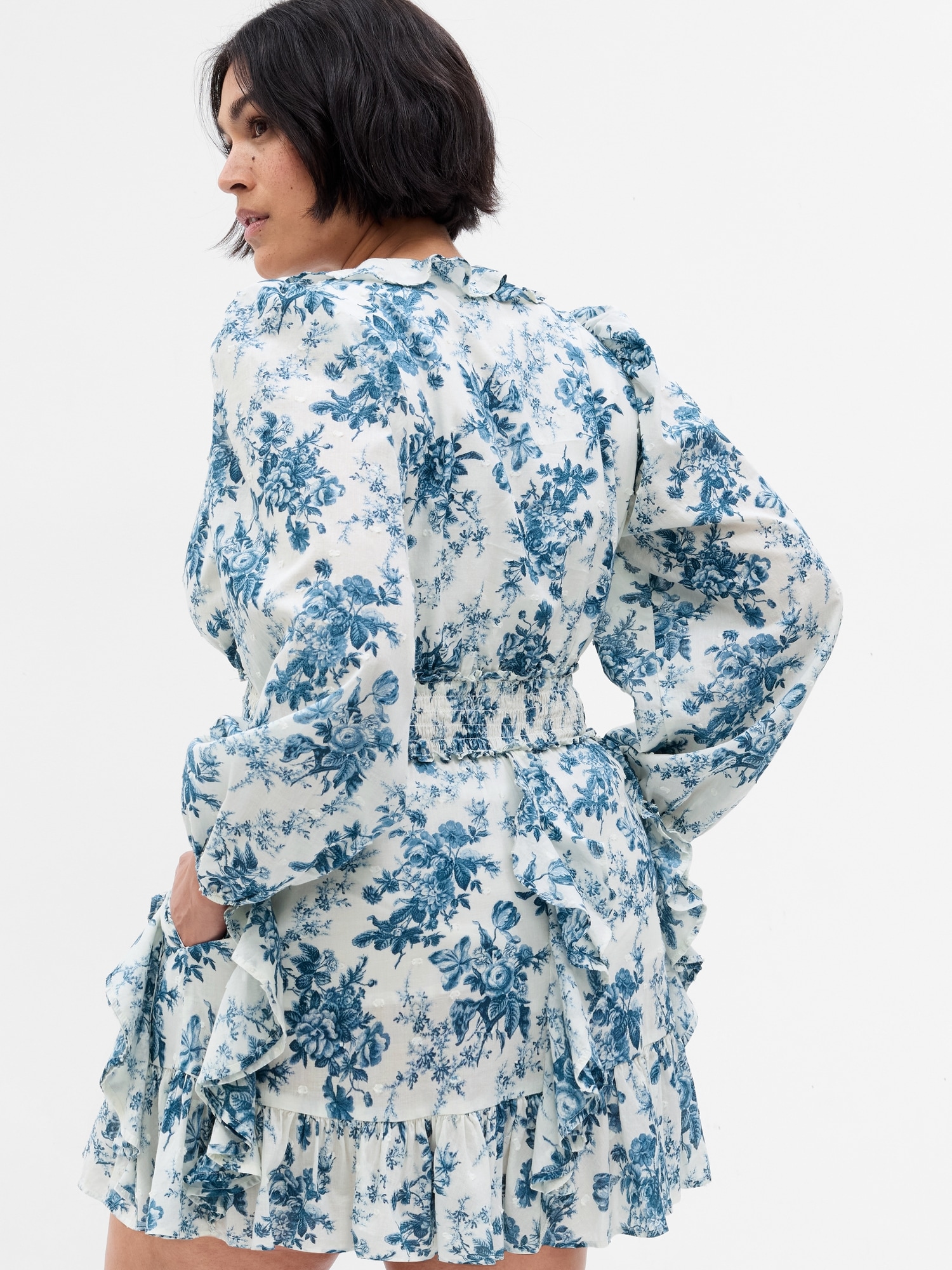 Gap × LoveShackFancy Floral Mini Dress Gap