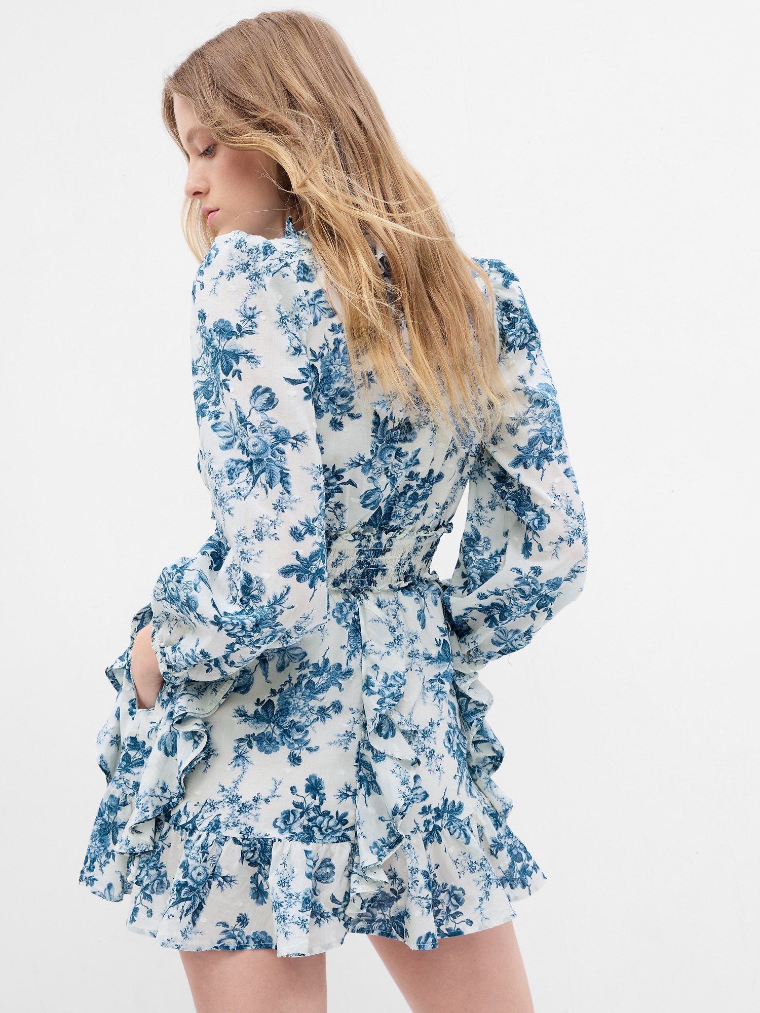 Gap × LoveShackFancy Floral Mini Dress Gap