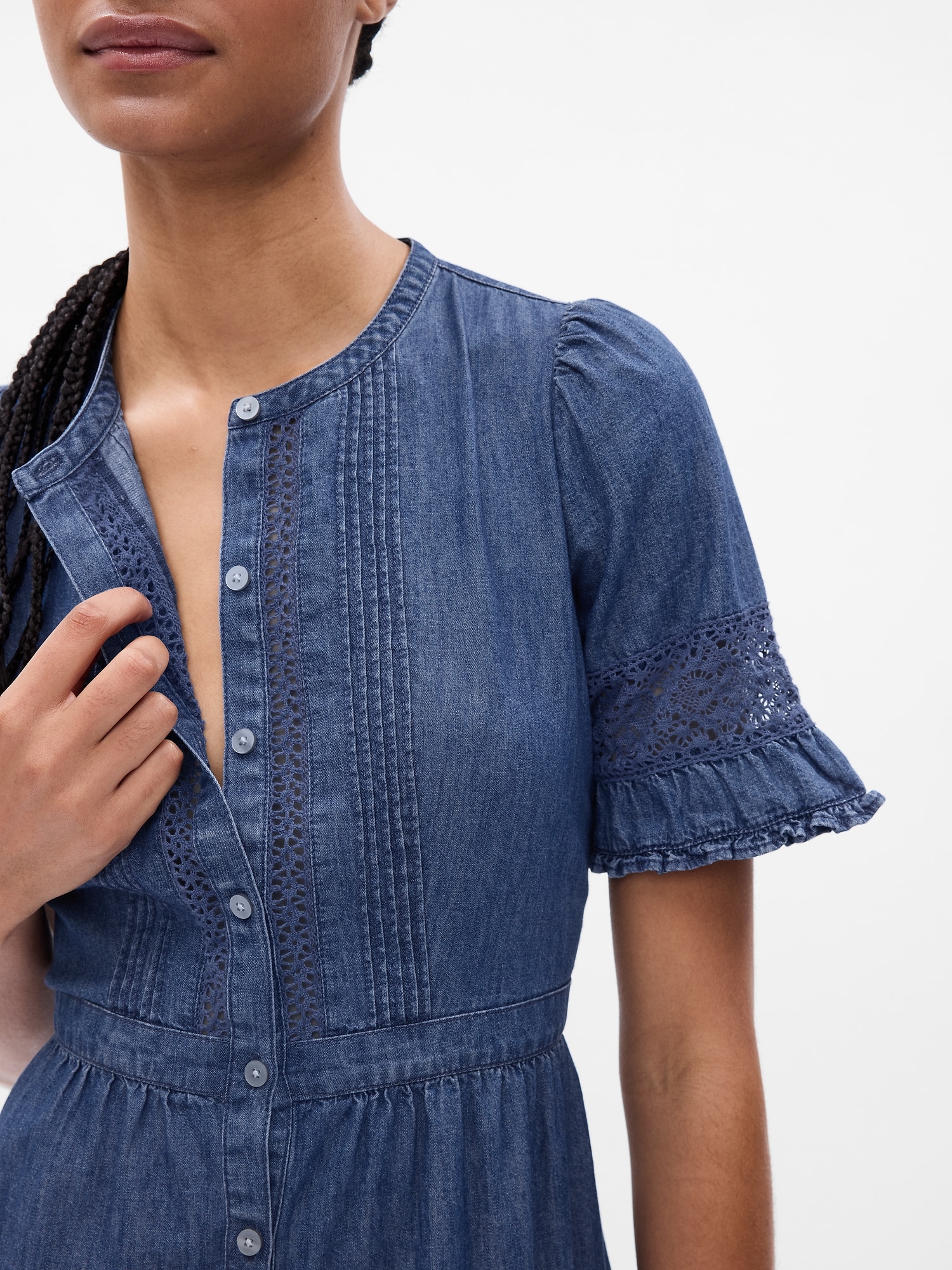 Denim outlet dress gap