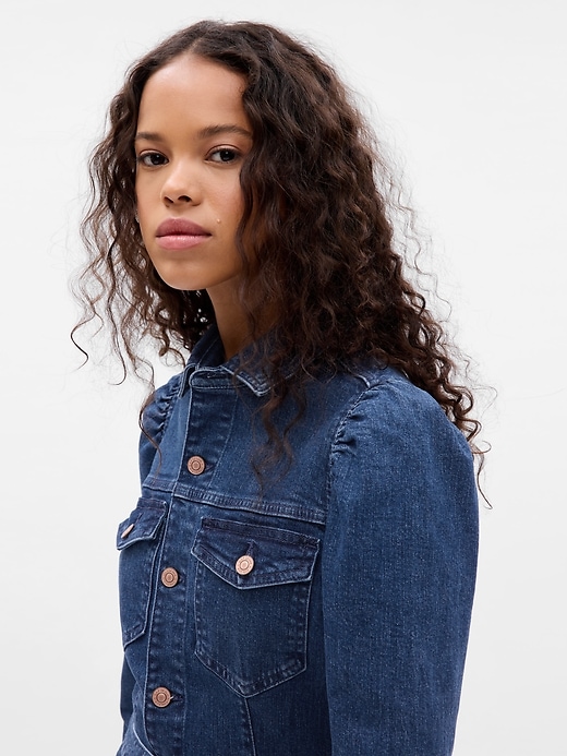 Image number 3 showing, Western Denim Jumpsuit