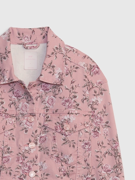 Gap Loveshackfancy フローラル アイコンデニムジャケット Gap × LoveShackFancy Kids Floral Icon Denim Jacket | Gap