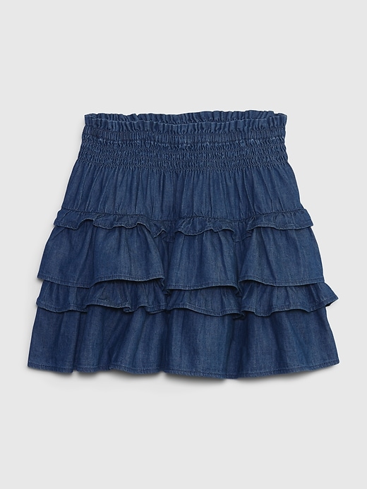 Gap × LoveShackFancy Kids Denim Flippy Skirt Gap