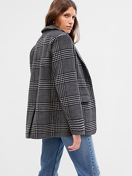 Gap modern plaid blazer store