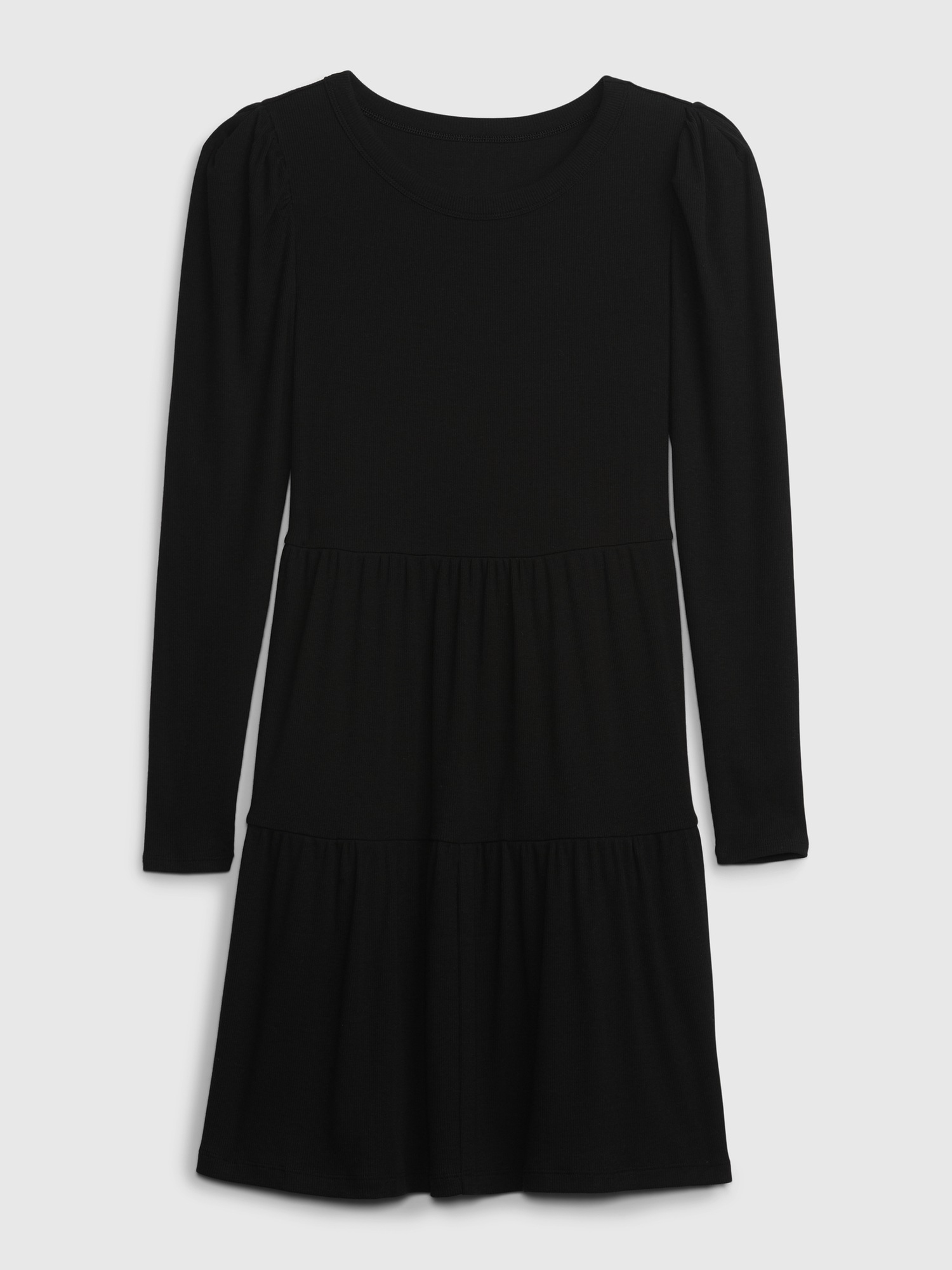 Puff Sleeve Tiered Mini Dress Gap