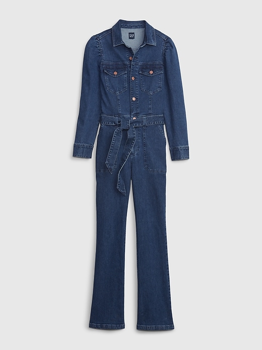Image number 6 showing, Western Denim Jumpsuit