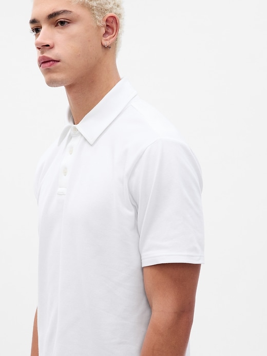 Image number 3 showing, Refined Pique Polo Shirt