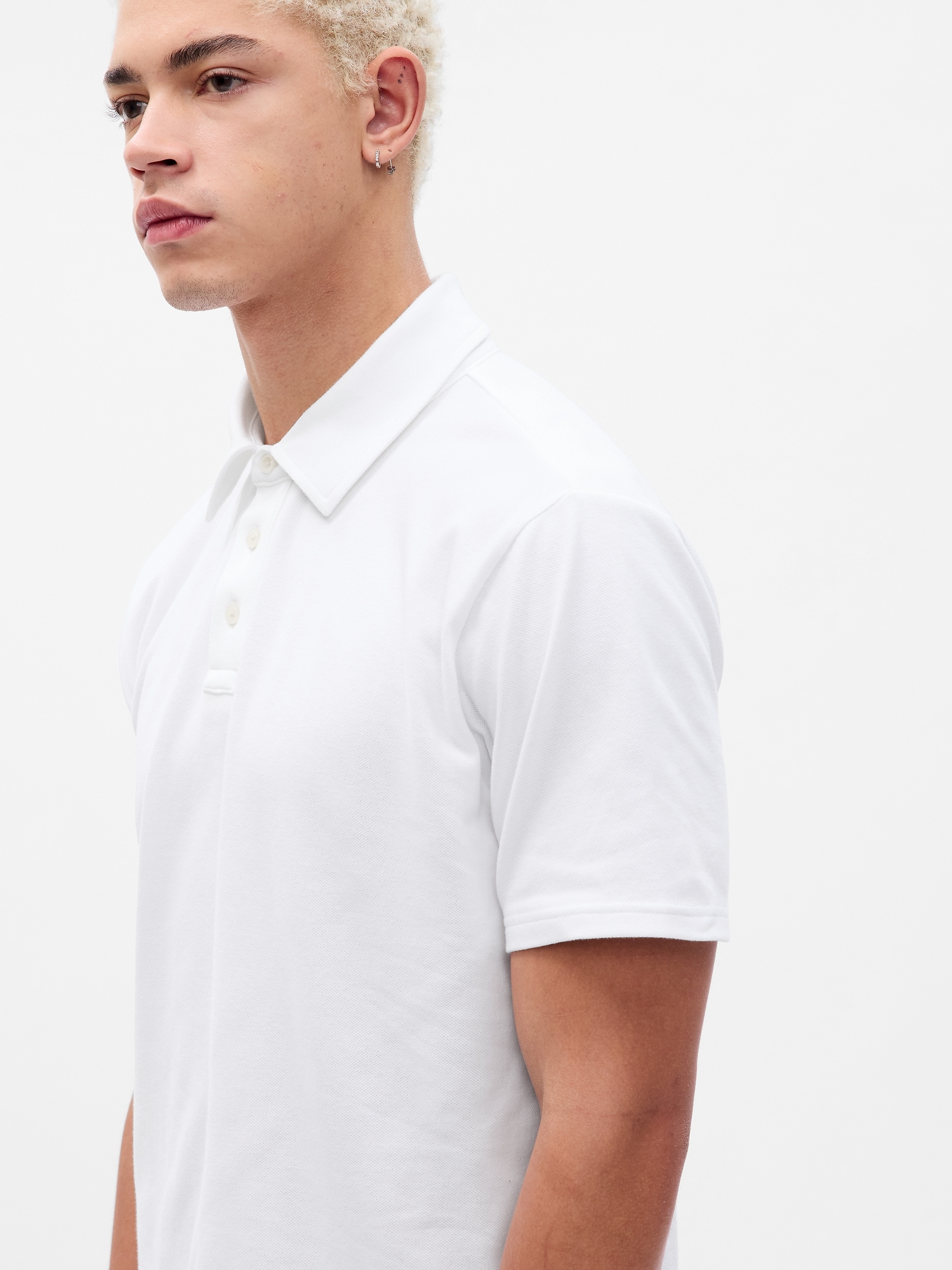 Refined Pique Polo Shirt | Gap