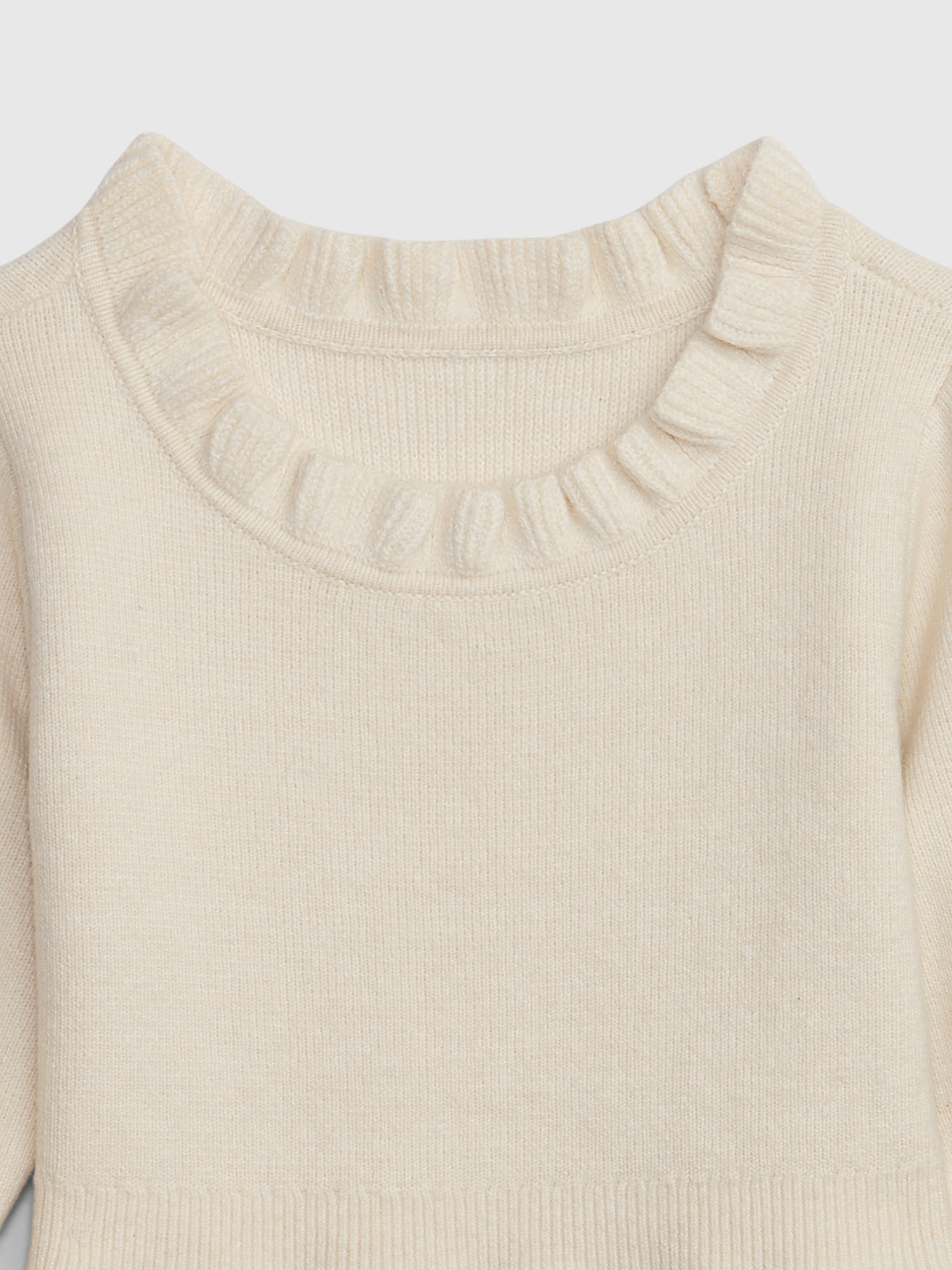 Toddler CashSoft Ruffle Sweater Dress Gap