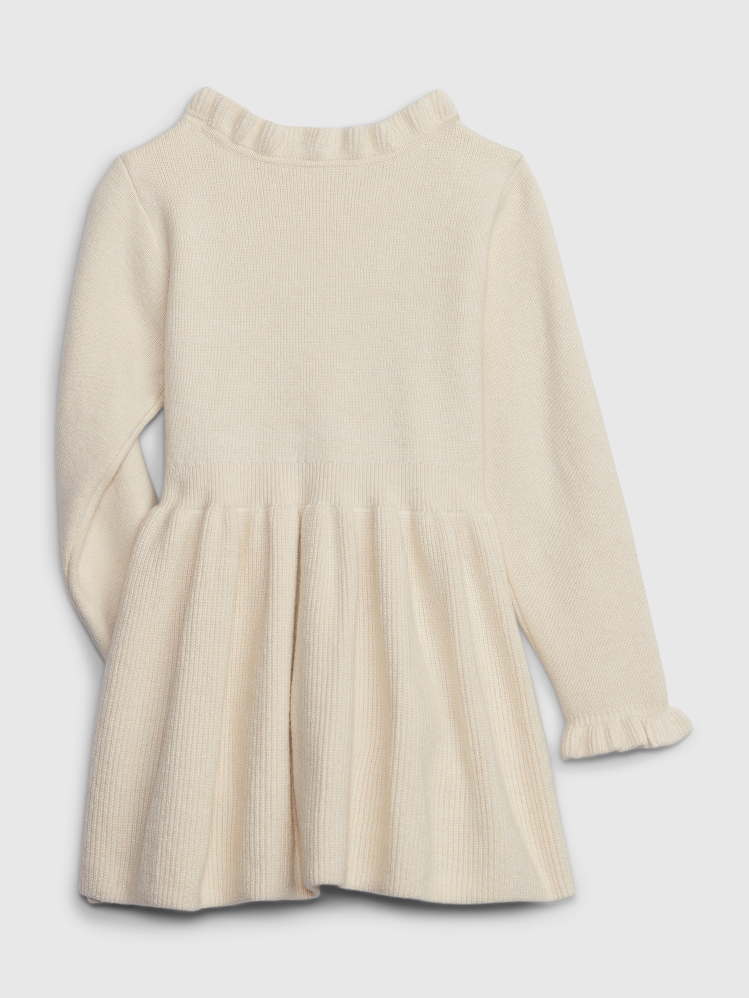 Toddler CashSoft Ruffle Sweater Dress Gap