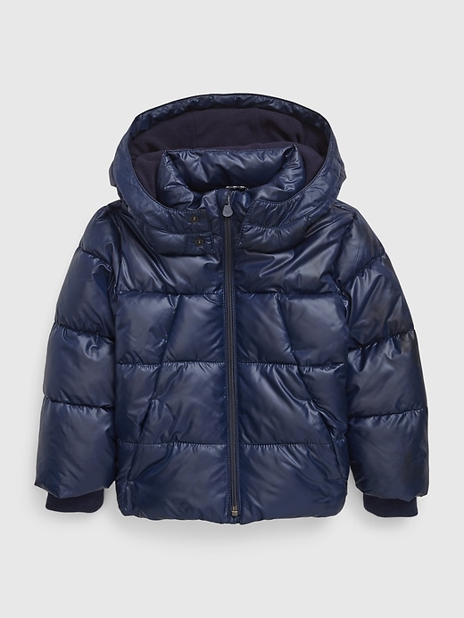 View large product image 1 of 3. Toddler Recycled Shine Puffer Jacket