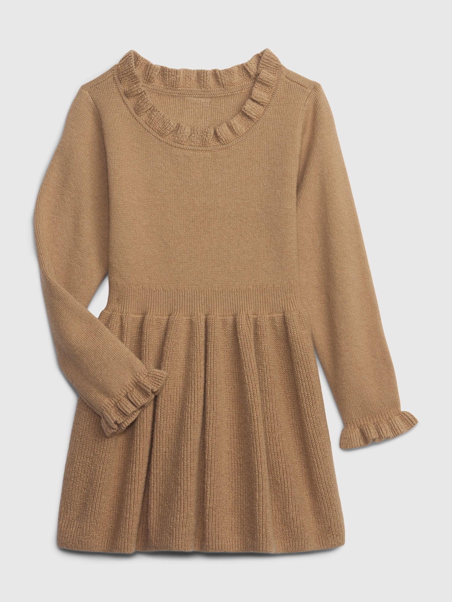 Toddler CashSoft Ruffle Sweater Dress