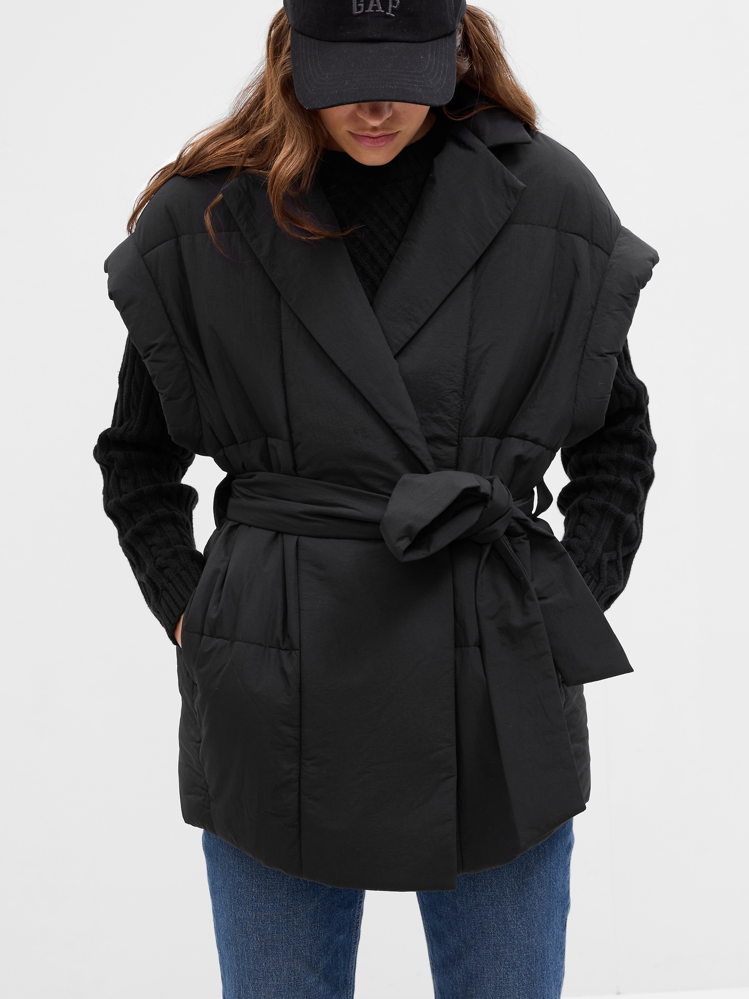 Duvet Wrap Puffer Vest | Gap