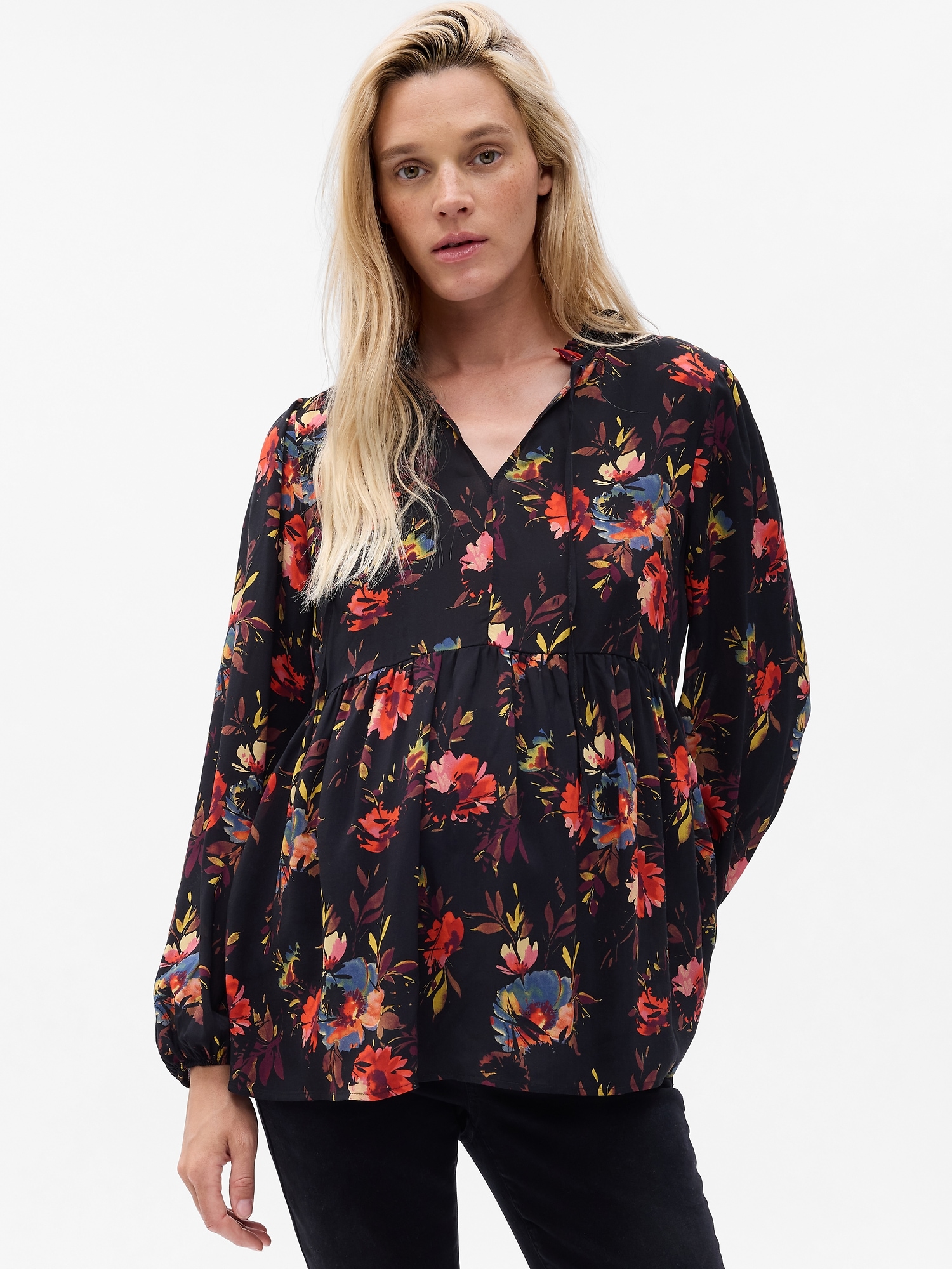 Gap Maternity Floral Top