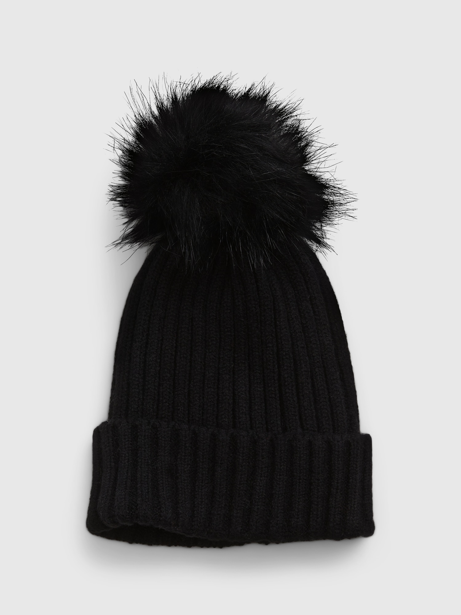 Gap Kids CashSoft Fuzzy Pom Beanie