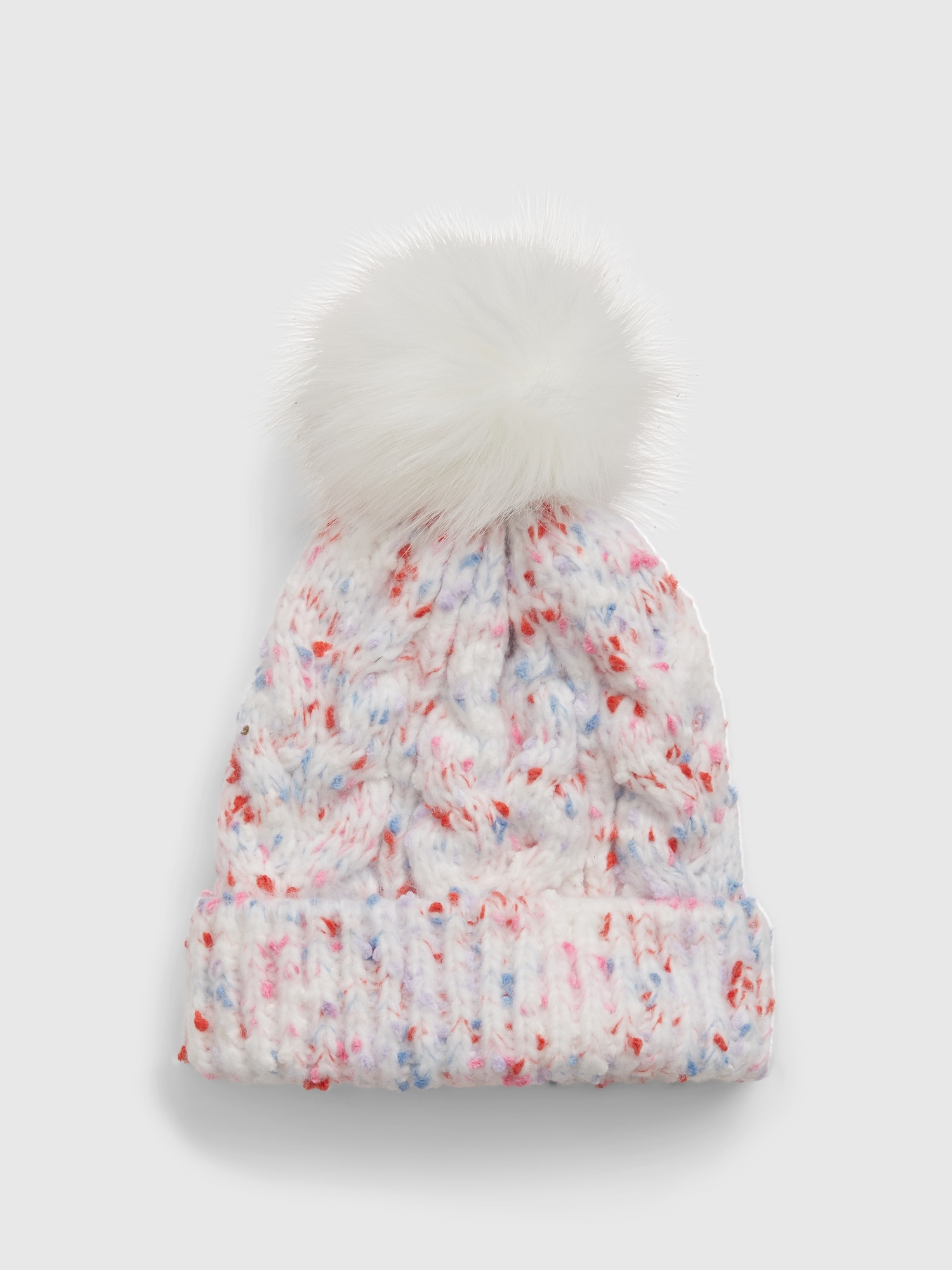 Gap Kids Cable-Knit Pom Beanie