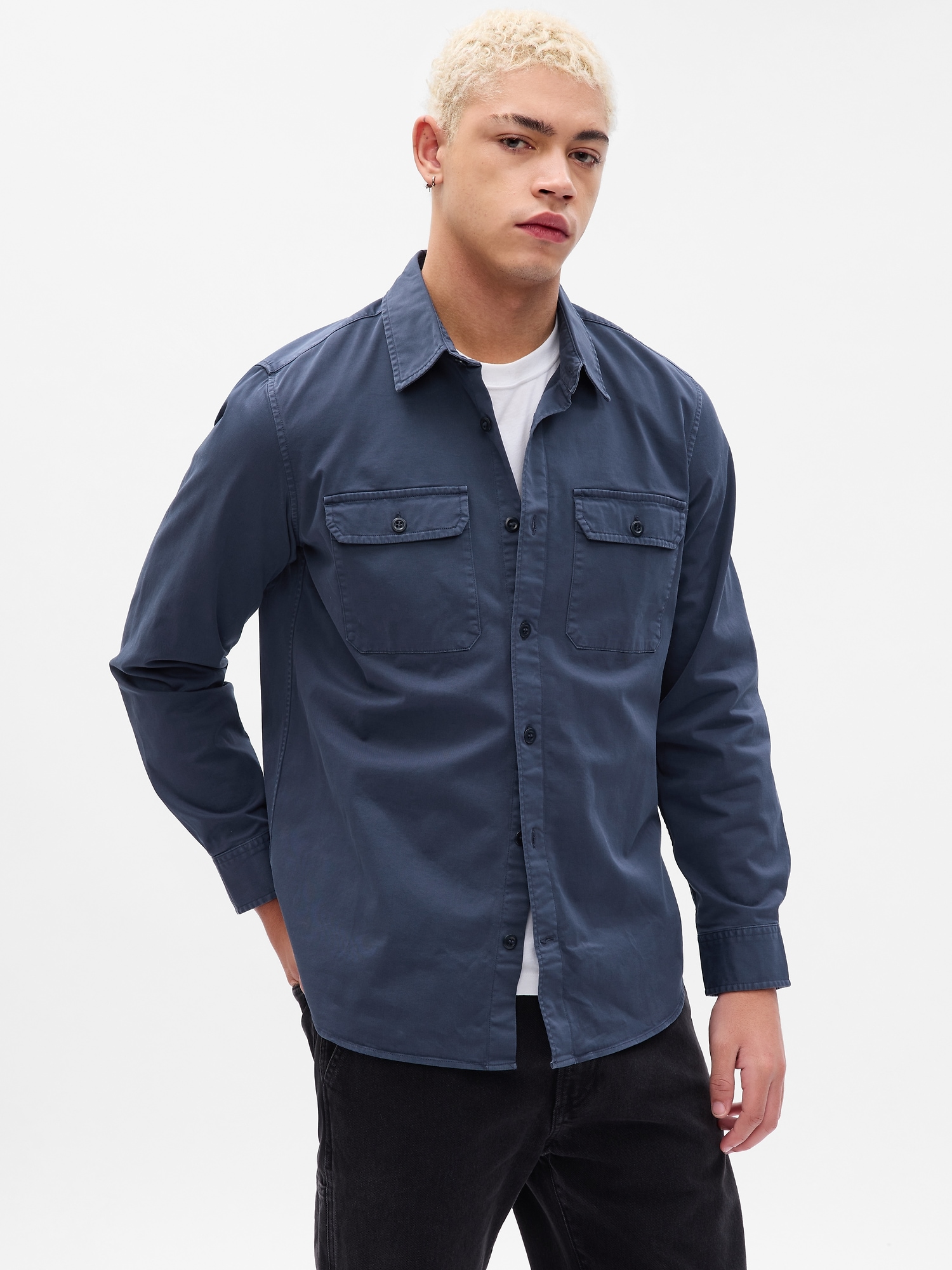 Gap Twill Utility Shirt