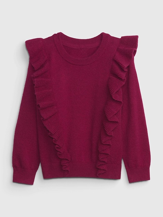 Toddler CashSoft Ruffle Sweater Gap