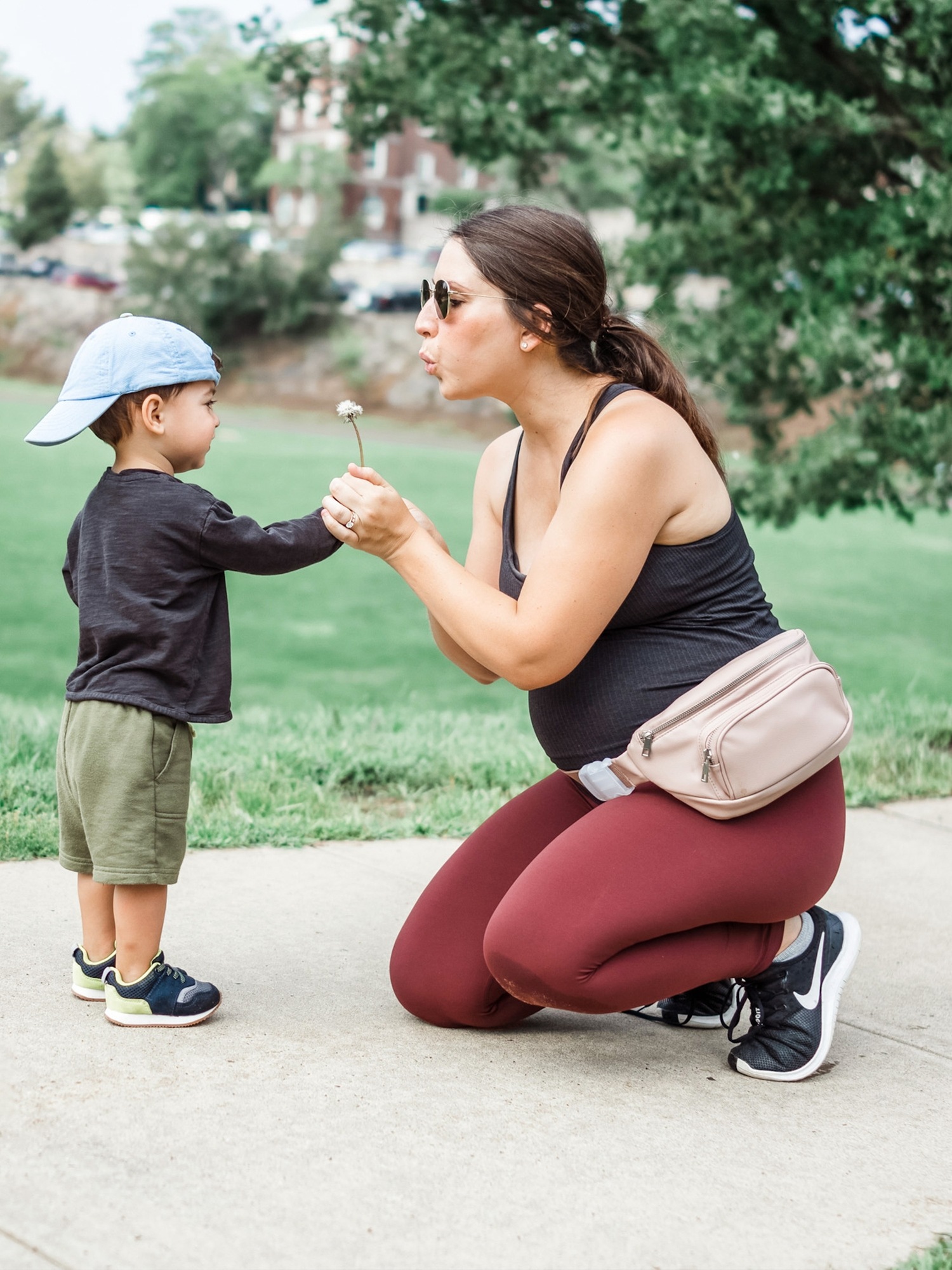 Blush Kibou Vegan Leather Diaper Bag Gap
