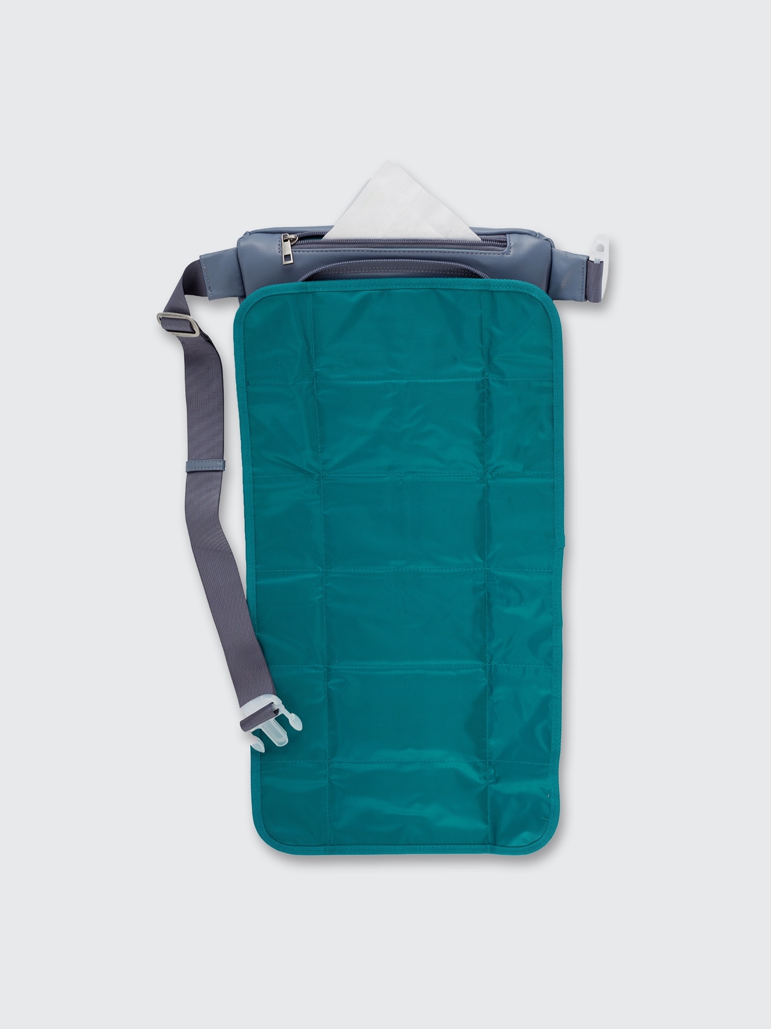 Smoky Indigo Kibou Vegan Leather Diaper Bag Gap