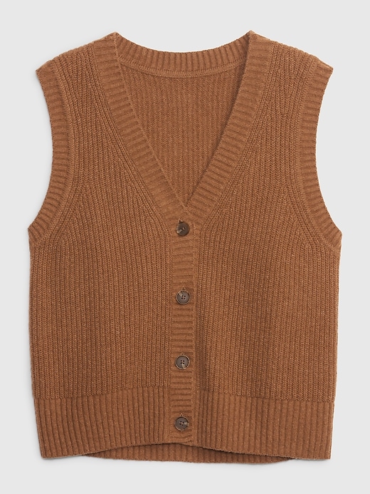 Image number 6 showing, CashSoft Rib Sweater Vest
