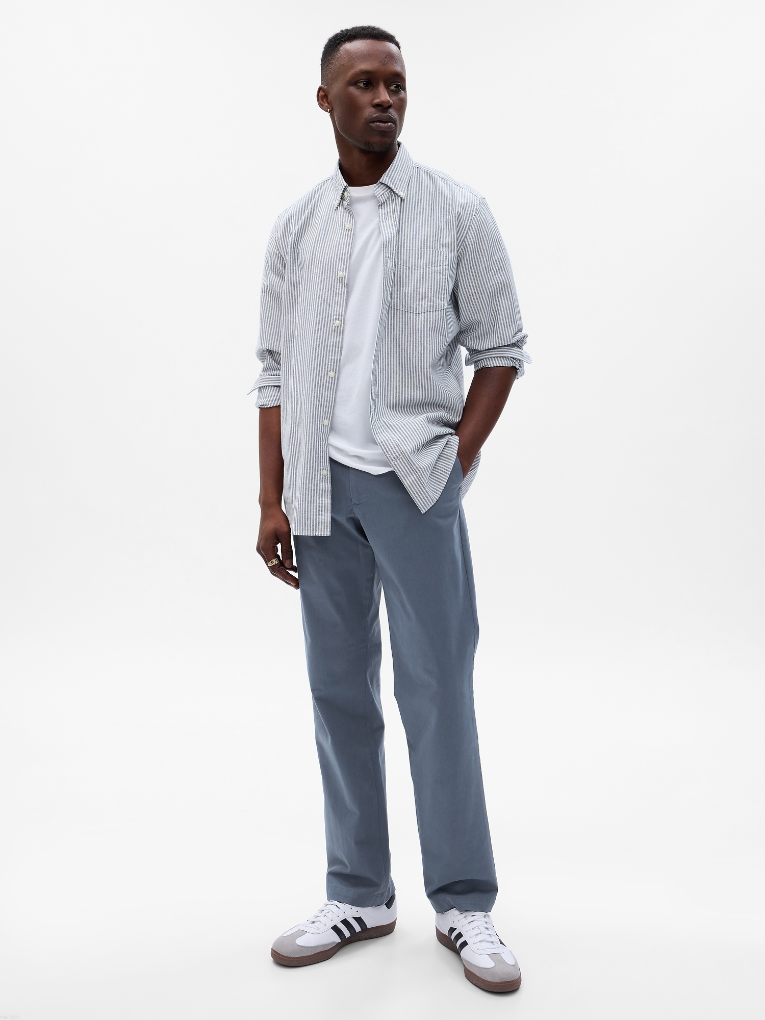 Modern Khakis in Straight Fit with GapFlex | Gap