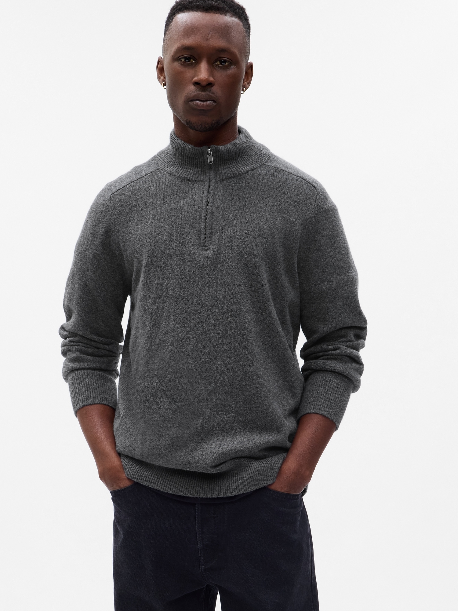 Gap half clearance zip sweater