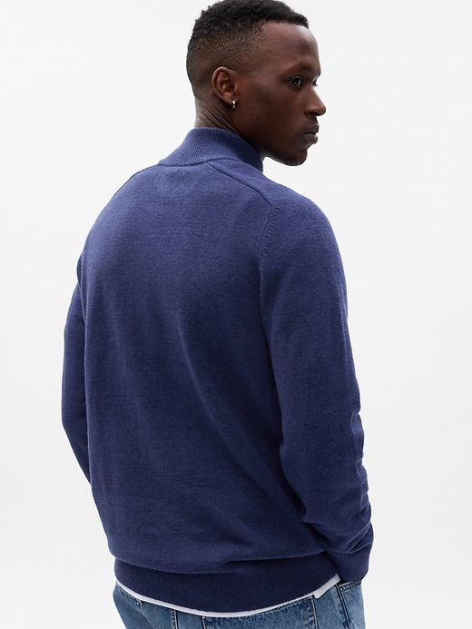 Image number 4 showing, CashSoft Half-Zip Pullover