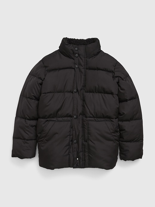 GAP RECYCLED PUFFER XL ブラックダウンジャケット cn56701283.jpg