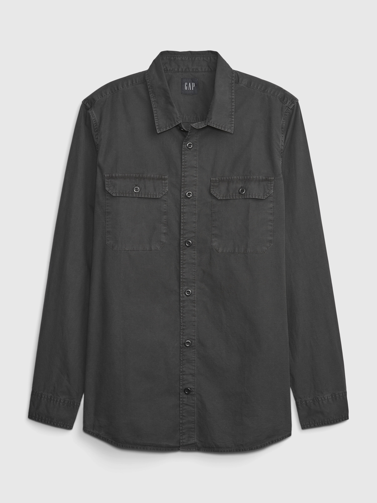 Gap black button shop down shirt