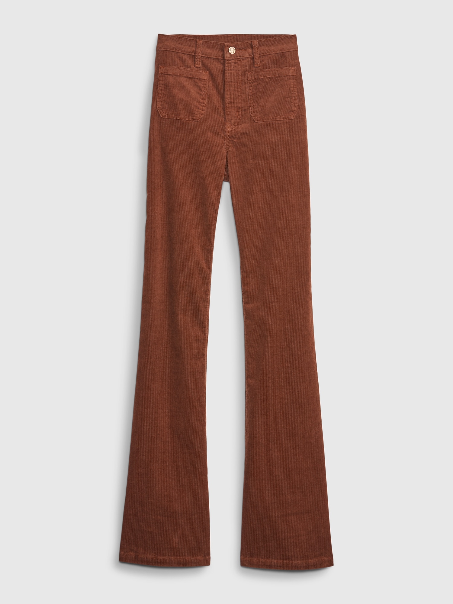 High Rise Corduroy '70s Flare Pants