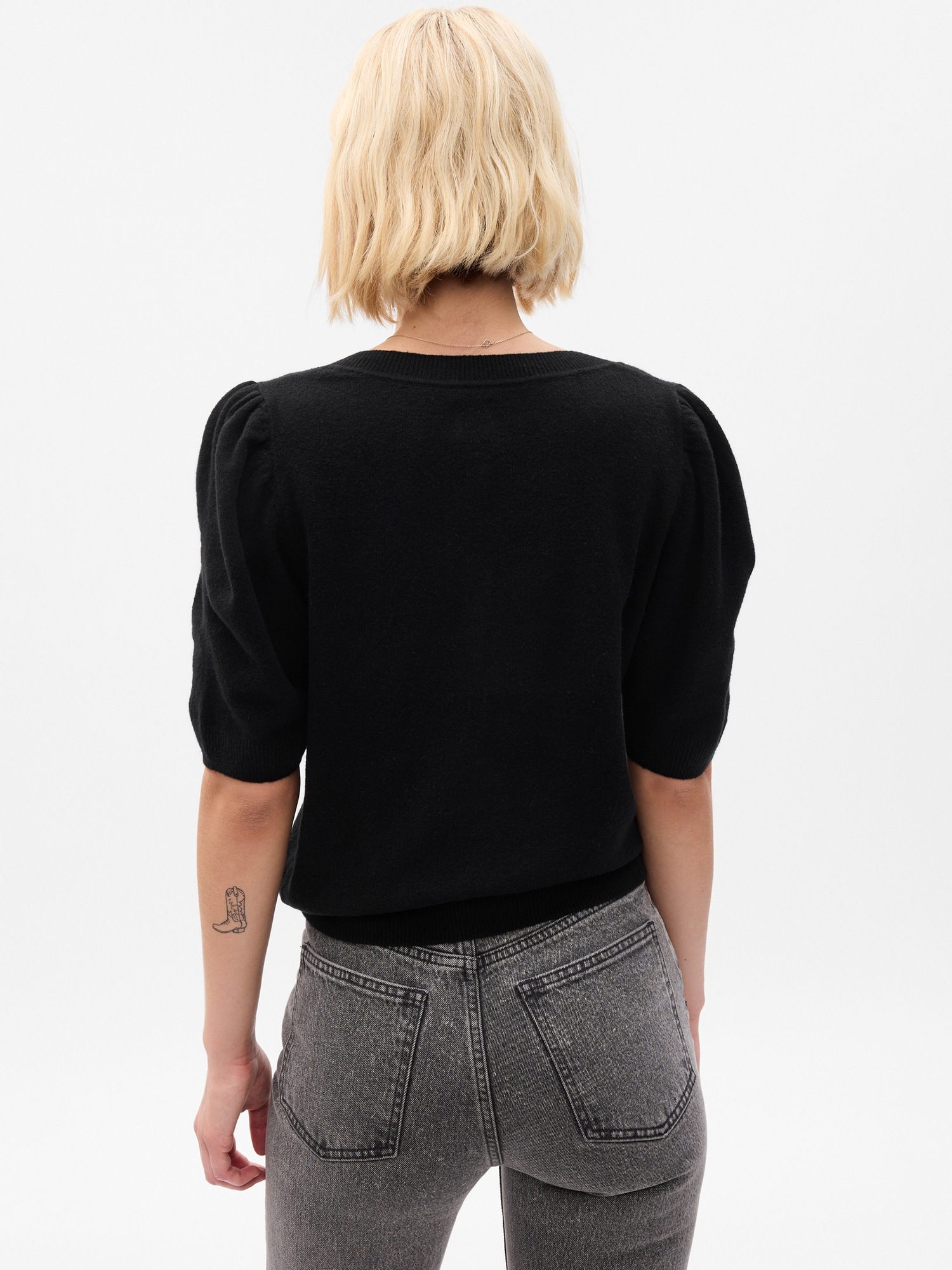 Gap balloon sleeve sweater deals