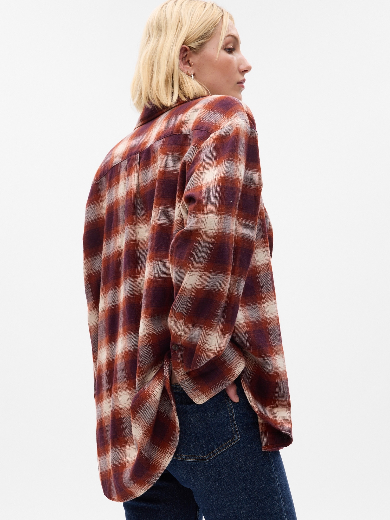 Flannel Big Shirt | Gap